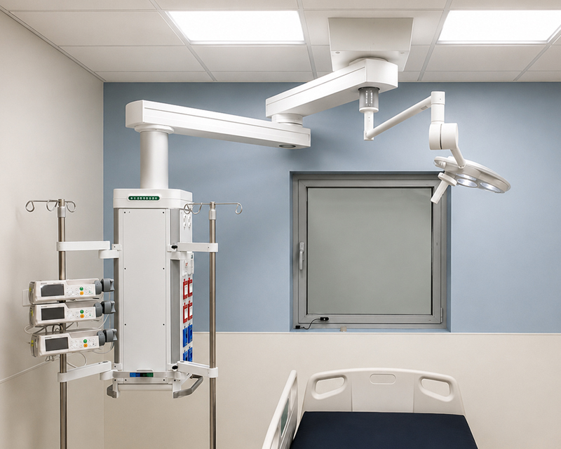 Single OSA System With Built-in LED Treatment Lamp for I.C.U. & Trauma