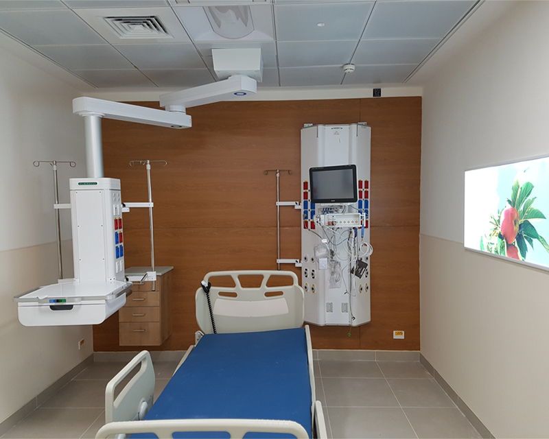 Single Overhead Suspension System for O.R. & I.C.U
